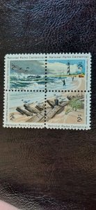 US Scott # 1448-1451; 2c National Park Centen;  block of 4; MNH, og; F/VF.