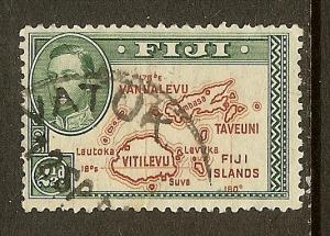 Fiji, Scott #134a, 2 1/2p King George VI, P12, Used