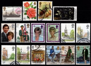 Great Britain 1972+ Commemorative selection (46 all different) [Used]