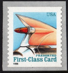 SC#2910 (15¢) Auto Tail Fin Coil Single (1996) SA