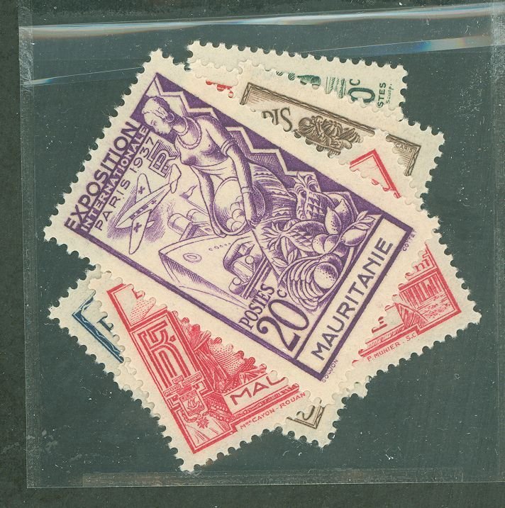 Mauritania #69-74 Mint (NH) Single (Complete Set)