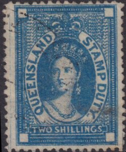 Australia - Queensland 1872-1873 SC AR21 Used 