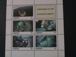 ​LIBERA-CENTENARY OF STATUE OF LIBERTH-NEW YORK-MNH S/S VF LAST ONE