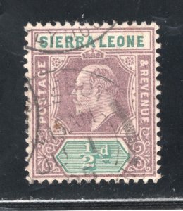 Sierra Leone, Scott #64   VF, Used, Edward VII, CV $6.50 ... 5690033