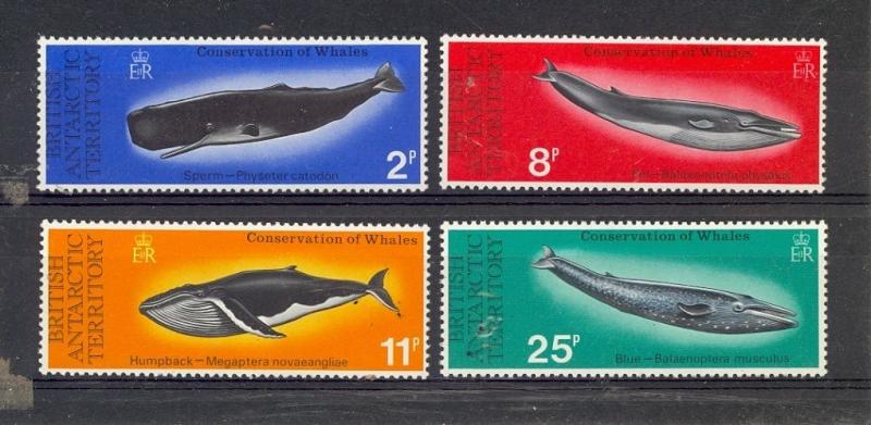 British Antarctic Territory Scott 64-67 Mint NH (Catalog Value $30.25)