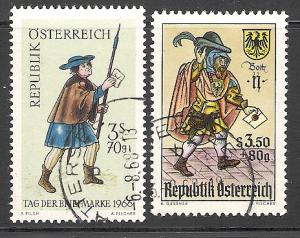 Austria #B322-23, Used**-