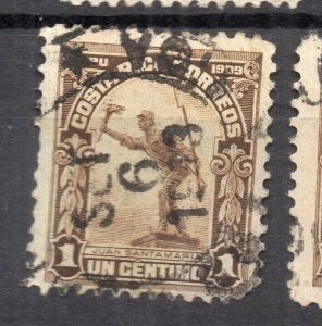 Costa Rica 1907 Early Issue Fine Used 1c. NW-231982