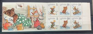 (665) LATVIA 1992 : Sc# 391a FAIRY TALES BY STARASTE MARGARITA - MNH VF BOOKLET