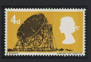 Great Britain British Technology Radio telescope 4d 1966 MNH SG#701p