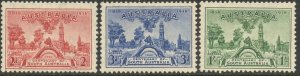 AUSTRALIA Sc#159-161 1936 South Australia Bicentennial Complete Set OG MH