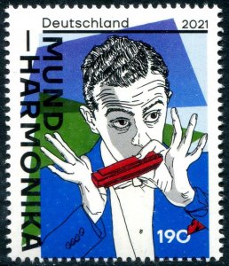 2021 Germany Harmonica (Scott 3213) MNH