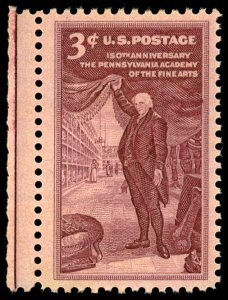 US Sc 1064 VF/MNH - 1955 3¢ Penn. Academy of Fine Art