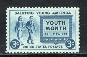 963 *  YOUTH MONTH  *  U.S. Postage Stamp  MNH