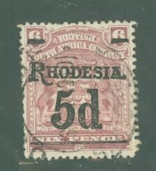 Rhodesia (1890-1923) #88  Single