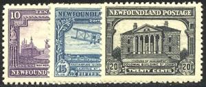 NEWFOUNDLAND #163-71 Mint  - 1929-31 Re-Engraved Set