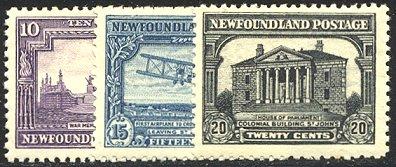 NEWFOUNDLAND #163-71 Mint  - 1929-31 Re-Engraved Set