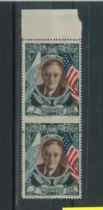 54095 - SAN MARINO - Postal History: Saxon PA 63g - PAIR NOT SERRATED **-