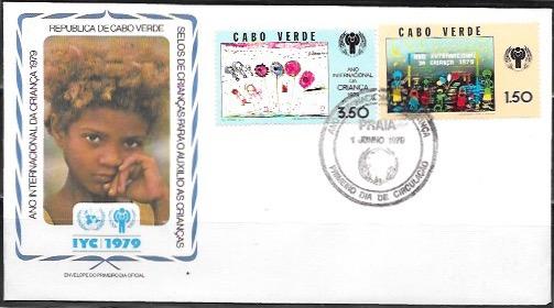 Cabo Verde  FDC International Year of the Child 1979