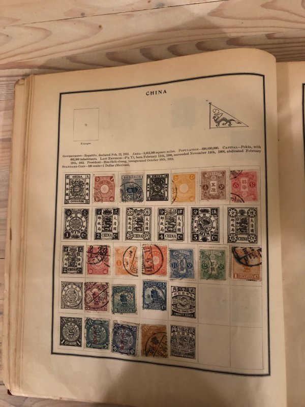 Modern Stamp Album Circa 1921