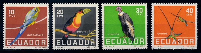 [66352] Ecuador 1958 Birds  MLH