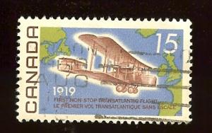 Canada 494 15c Plane used