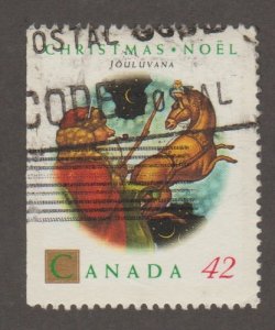 Canada 1452a Christmas 1992 booklet single