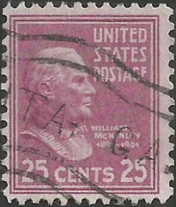 # 829 USED WILLIAM McKINLEY