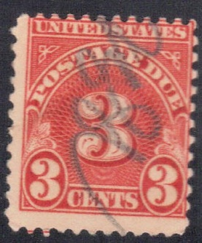 USA SC# J72 USED 3c 1930 POSTAGE DUE SEE SCAN