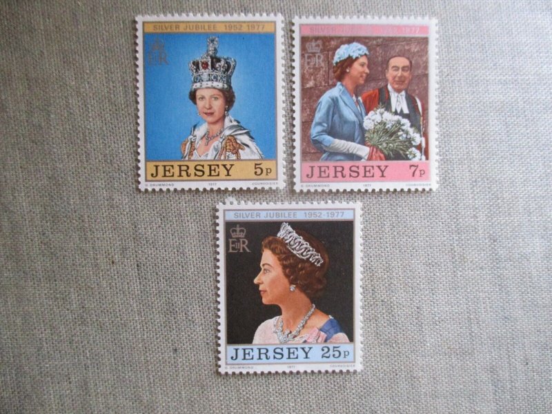 Jersey, Scott# 168-170, MNH