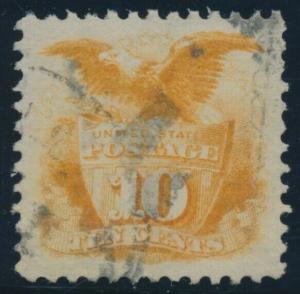 #116 10c 1869 XF-SUPERB USED GEM BU7942