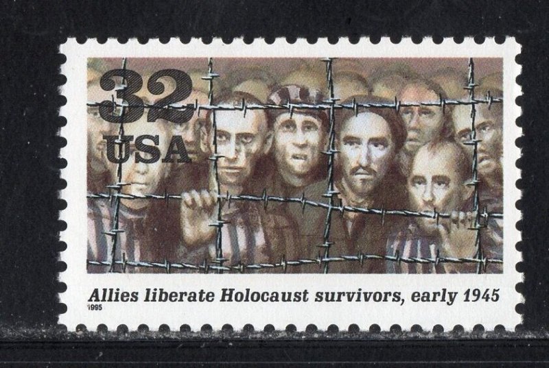 2981e * ALLIES LIBERATE HOLOCAUST SURVIVORS   * U.S. Postage Stamp  MNH 