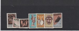 KAPPYSTAMPS  GREECE #649-655 1959 ANCIENT GREEK THEATER COMPLETE MINT NH  H684