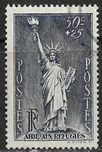France ~ Scott # B44 ~ Used ~ Statue of Liberty
