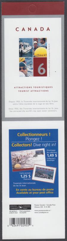 Canada - #2022a Tourist Attractions Booklet #BK294 Traversee Int. du Lac St-Jean