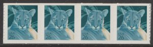 US 4141 Florida Panther 26c coil strip 4 MNH 2007