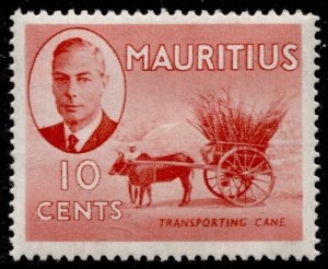 Mauritius #240 KGVI Definitive MLH CV$0.30