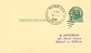 United States California Marine Corps Air Depot Br. San Diego 1948 numeral du...