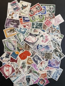 100+ All Different Mint Stamps from Monaco