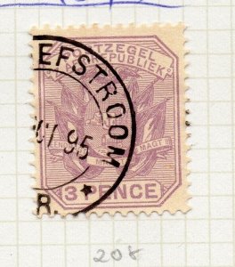 Transvaal 1895 Early Issue Fine Used 3d. NW-208077 