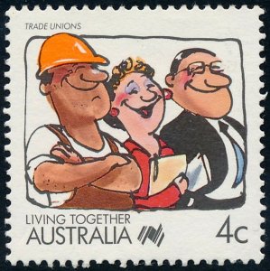 Australia 1988 4c Living Together - Trade Unions SG1114 Fine Used 1