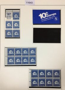 MOMEN: US STAMPS  UNUSED NO GUM COLLECTION  LOT #11643