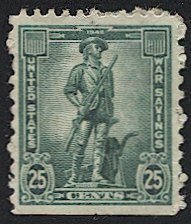 US 1942  Sc WS8  25c War Savings stamps, Mint NH, DG VF