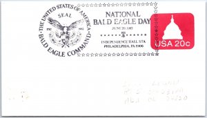 US SPECIAL POSTMARK EVENT COVER NATIONAL BALD EAGLE DAY PHILADELPHIA 1982 (b)