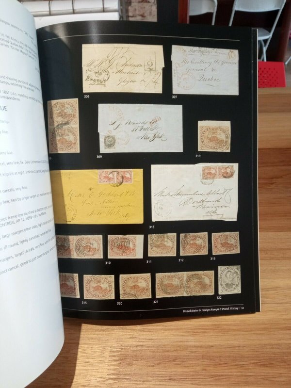 Stamp publication 2012 Bonhams auction catalogue w/realizations US & foreign 