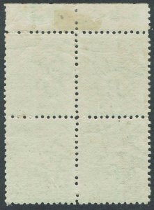 TASMANIA 1891 QV 21/2D ON 9D STAMPS MNH ** BLOCK PLATE 7 3.5MM SPACING 