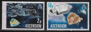 Ascension Scott #'s 183 - 184 MNH