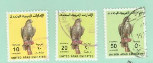 United Arab Emirates #310-312  Single (Complete Set)