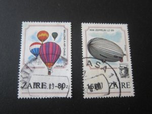 Zaire 1984 Sc 1165,1167 FU