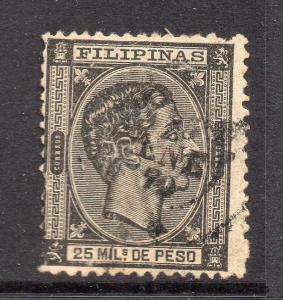 Philippines 1870s Classic Alfonso Used Value 25m. 182373