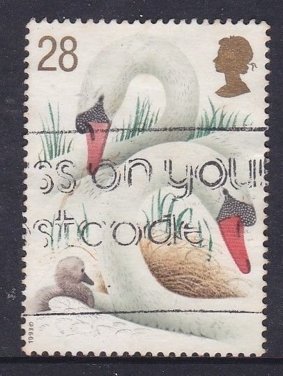 G Britain - 1993 - 600th - Anniversary Abbotsbury Swannery - 28p -Used